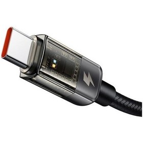 Resim Mcdodo Ca-2840 Typec Typec 100w Ledli Power Off Hızlı Data Sarj Kablo 1.2m-siyah 