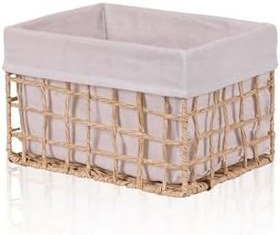 Resim The Mia Braid Hasır Organizer Sepet Naturel 30x22x19 cm 