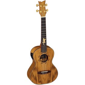 Resim Ortega LIZARD-TE-GB Elektro Tenor Ukulele (Lizard) 