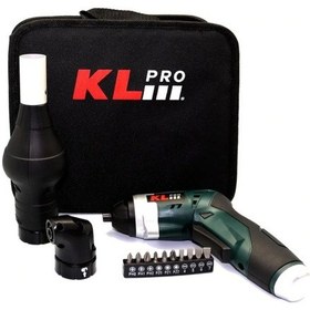 Resim Klpro KLNM3413 3.6 V Li-Ion Şarjlı Tornavida + Köşe Adaptörü 