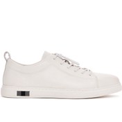 Resim Derimod Erkek Beyaz Bağcıklı Deri Sneaker 25SFD690818 