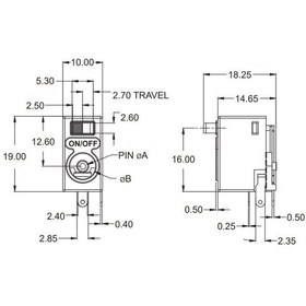 Resim Dc 2.5 / 3Mm Jack Şase Pcb Tipi - On-Off Swichli 
