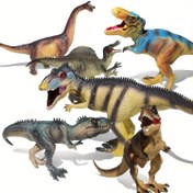 Resim 19-32 cm büyük boy PVC simüle dinozor oyuncaklar, gerçekçi dinozor modelleri, çocuklara yönelik eğitici oyuncaklar, mükemmel doğum günü ve tatil hediyeleri 