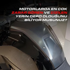 Resim 14 Parça Yamaha R7 2021-2024 ile Uyumlu Kaydırmaz Tank Pad - 6D Karbon | Çizilmeye Karşı Kalkan, Motosiklet Tank Pad | Üstün Kavrama - GC58 