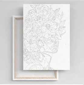 Resim Numaralı Boyama Tuval Seti - Fırça Ve Boya Dahil 40x50 Cm 
