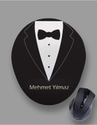 Resim Kişiye Özel Smokin Desenli Bilek Destekli Mouse Pad 