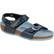 Resim Birkenstock Kız Çocuk Hologram Siyah Mavi Colorado Kıds Sandalet 