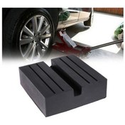 Resim Pazly Universal Araç Kriko Pedi - Siyah Kauçuk Adaptör 7.5x7.5cm, Kaymayı Önleyici, Dayanıklı, Araba Bakımı İçin 