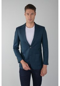 Resim Bisse Erkek Platinum Regular Fit Torba Cep Yün Koyu Yeşil Ceket Pck25y25010 D48 Koyu-yeşil 