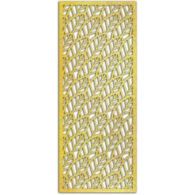 Resim Liar Dekor Liar Ahşap Seperatör (Paravan) - KSP-66 - (10 mm) - (85 cm x 210 cm) - (Gold) 