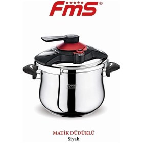 Resim Fms 3010 Matik 6 No 5 Litre Düdüklü Tencere Kırmızı 