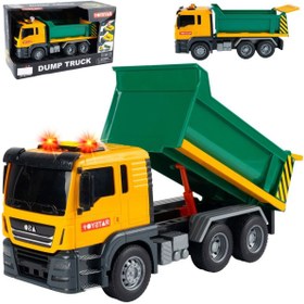 Resim Tıfıl Toys Sesli Işıklı Pilli Damperli Oyuncak Harfiyat Kamyonu 