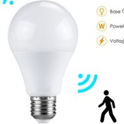 Resim LED PIR Hareket Sensörlü Ampul E27 6W Otomatik Etkinleşen Alacakaranlıktan Şafağa Işık, Soğuk Beyaz ve Ilıq Ak Evde Gece Kullanımı İçin Kolay Kurulumlu Merdivene Uygun Zeki Lamba, Salon için Gecede Özerk Yakma 