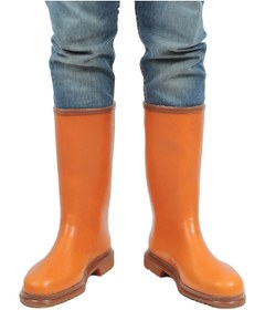 Resim Derby Kısa Turuncu Su Geçirmez Erkek Krep Çizme 