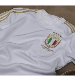 Resim Italıa 125.YIL Özel Tasarım Beyaz Forması Kısa Kol 