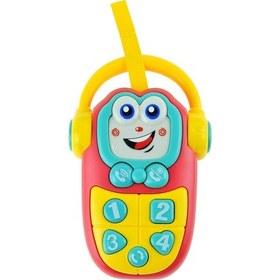 Resim Oyuncak Telefon Gülen Telefon Işıklı Sesli 15 Cm 