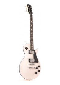 Resim Angel Aelg200-wh Beyaz Elektro Gitar Les Paul Tipi Kasa Set-nec 