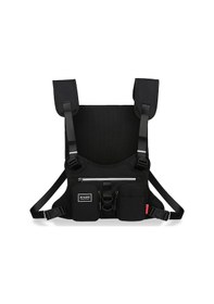 Resim Qingmipy Siyah Outdoor Spor Yeleği - Oxford Kumaş, Su Geçirmez, Ayarlanabilir Kemerler, Yansıtıcı Şeritler, Spor Ve Doğa Etkinlikleri İçin Siyah 