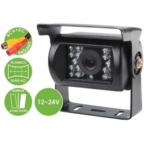 Resim Obus Ev-112e Ecoview 480 Tvline Analog Gece Görüşlü Geri Görüş Araç Kamerası 