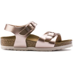 Resim Birkenstock Pembe Kız Çocuk Sandalet 