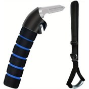 Resim Dashanshop 2 Adet Mavi Cam Kırıcı Ve Tutamak - Yaşlı Ve Engelli Aracı Kapı Kolu 