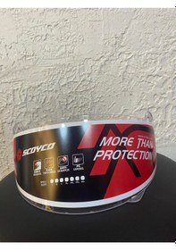 Resim Scoyco Ff-868 Kask Camı Şeffaf-siyah 