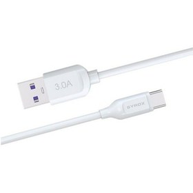 Resim Syrox C110 Type-C Hızlı Şarj Ve Data Kablosu 1Mt 3.0A 18W Beyaz 