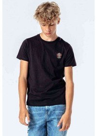 Resim Naruto And Ramen Baskılı Unisex Çocuk Siyah T-Shirt 