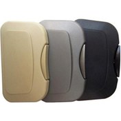 Resim Siyah Moda Dayanıklı Katlanır Seyahat Taşınabilir Plastik Gıda İçecek Tutucu Tepsi Araç Kiti 