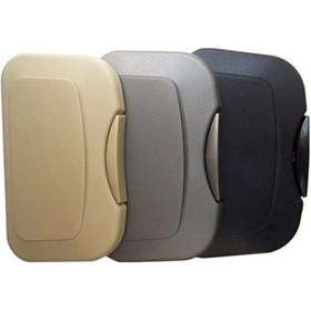 Resim Siyah Moda Dayanıklı Katlanır Seyahat Taşınabilir Plastik Gıda İçecek Tutucu Tepsi Araç Kiti 