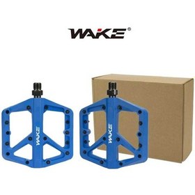 Resim Wake Plastik Mavi Rulmanlı Vidalı Platform Pedal 