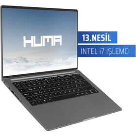 Resim Huma H4 V4.2.4 Silver Intel Core i7 1360P 14" 16 GB RAM 1 TB SSD QHD 90 Hz FreeDOS Notebook 