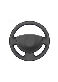 Resim Renault Clio 2 Araca Özel Direksiyon Kılıfı Noktalı Düz Deri Mo 