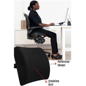 Resim Bel Yastığı Bel Sırt Destek Minderi Yastık 