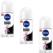 Resim Nivea Invisible Black White Clear Kadın Roll-On 50 ml 3 ADET 