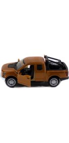 Resim Mixoyuncak Metal Ford Ranger Pikap Çek Bırak Işıklı Kahverengi 12 cm 