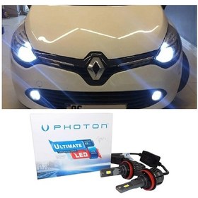 Resim Renault Clio 4 Led Xenon Uzun Far Ampulü H1 Ultimate 9500 Lumens Yeni Seri Beyaz 