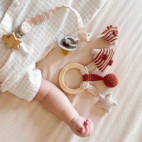 Resim Amigurumi Sevimli Balık Oyuncağım - 4 Parça Bebek Seti 