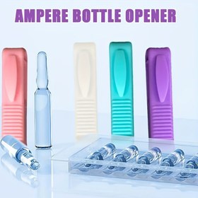 Resim 3/4 Adet Ampul Şişe Açacağı, İş Gücünden Tasarruflu Ampul Kırıcı Kesme Cihazı, Hemşire Doktor İçin Vial Açacağı Ampul Kesme Aracı 