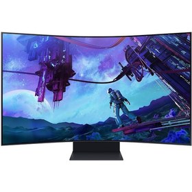 Resim SAMSUNG Odyssey Ark LS55CG97WNUXUF 55 inç UHD 165Hz 1ms LED Smart Gaming Monitör 