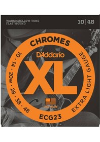Resim D'addario Ecg23 Elektro Gitar Tel Seti. Chromes. Jazz Lıght Gauge 