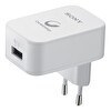 Resim Sony Cp-Ad2 Usb Ac Adaptör Beyaz 2.1A & 50Cm Micro Usb Data Ve Şarj Kablosu 