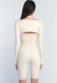 Resim zynexonline BASE Parmak Pencereli Bolero 