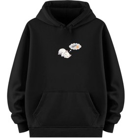 Resim Saksafon Kedo - Regular Hoodie - Siyah / M 