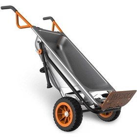 Resim Worx Wg050 100lt./136kg. Profesyonel Çok Amaçlı El Arabası, Taşıma Arabası 