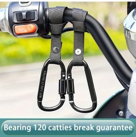 Resim Turcoshop11 2 Adet Mavi Evrensel Motorsiklet Çengeli Delme Gerektirmeyen Fonksiyonel Kilit Askısı 