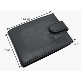Resim Westpolo Hakiki Deri Bol Şeffaf Kart Bölmeli Patlı Unisex Kartlık - Gri9 Gri 