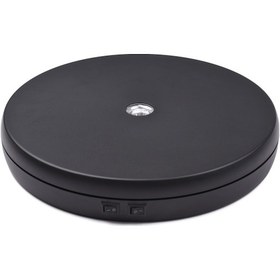 Resim Lemestar Tripod Elektrik Motorlu Fotoğraf Pikap 360 Derece Dönebilen Ekran Led Işıklı Siyah 