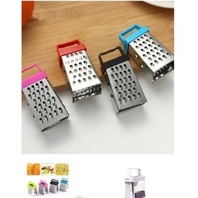 Resim 3 Fonksiyonlu Mıknatıslı Mini Sarımsak Peynir Rendesi 8 Cm Renkli 