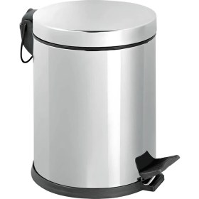 Resim Eforeca Paslanmaz Çelik Pedallı Çöp Kovası 5 Lt - Banyo Ve Ofis İçin İdeal 
